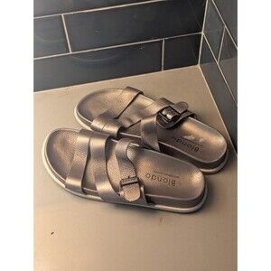 Womens‎ Blondo Chrome 8.5 Slide On Summer Sandals
